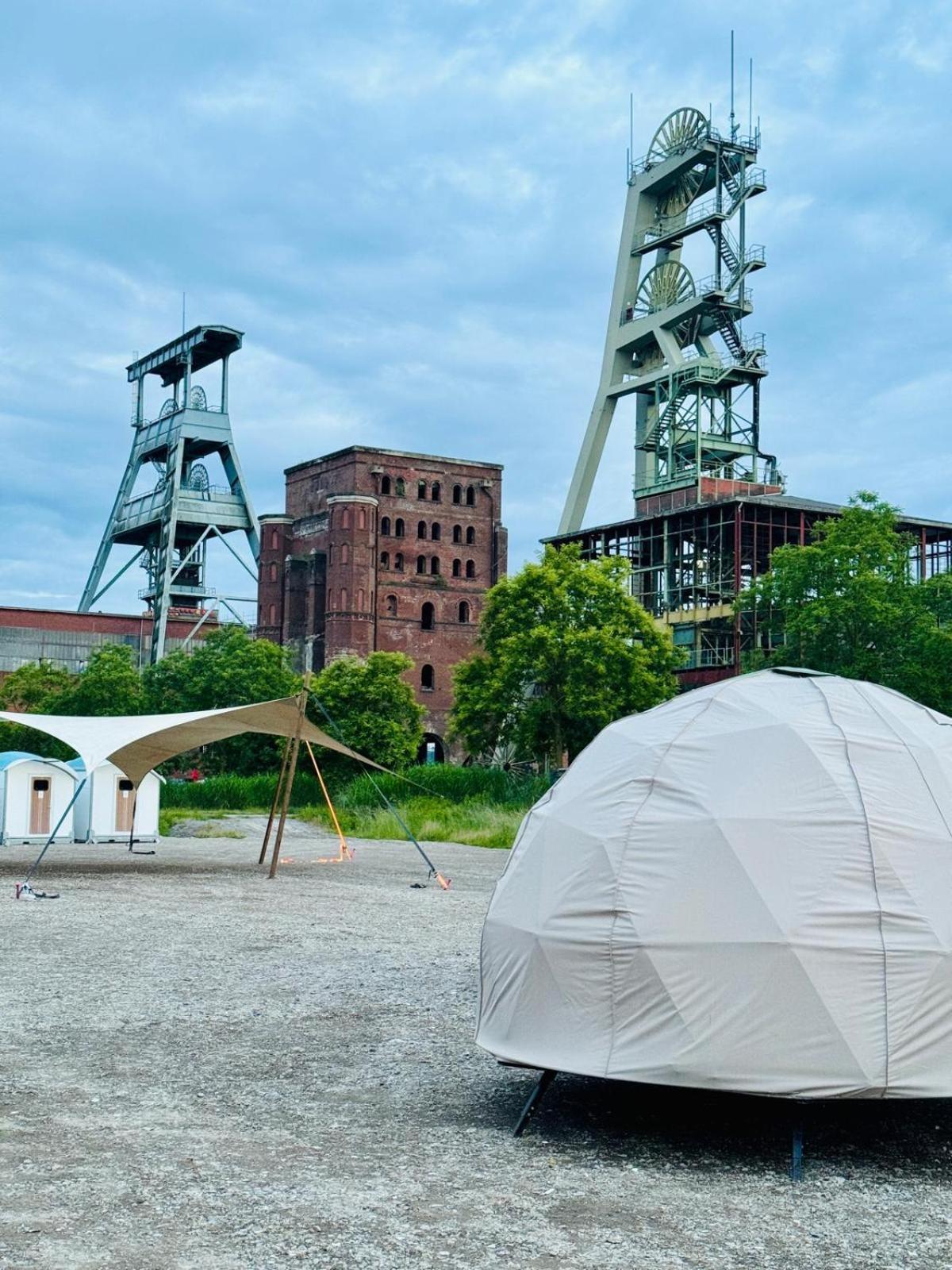 Glamping In Der Zeche Ewald Herten 黑尔滕 外观 照片
